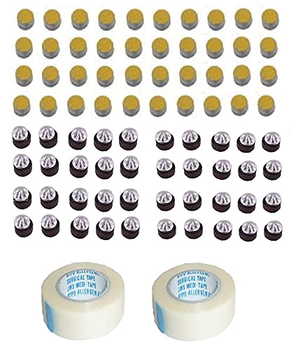 Aarogya Mandir Acupressure New Sujok Therapy Kit (byol Magnet 40pc + Star Magnet 40pc + Paper Tape 2pc)