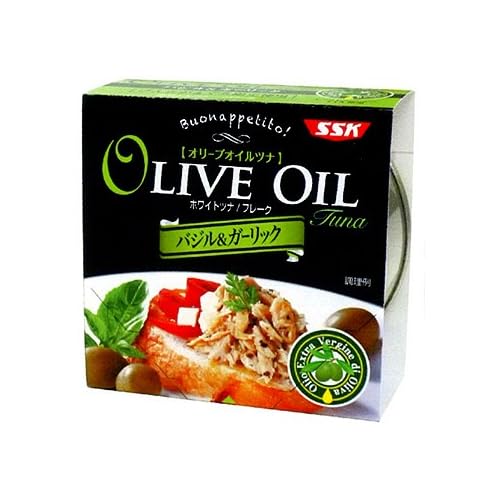 SSK オリーブオイルツナフレーク バジル＆ガーリック