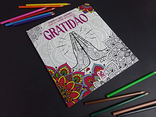 Livro para Colorir Antiestresse Jardim dos Sonhos - Gratidão