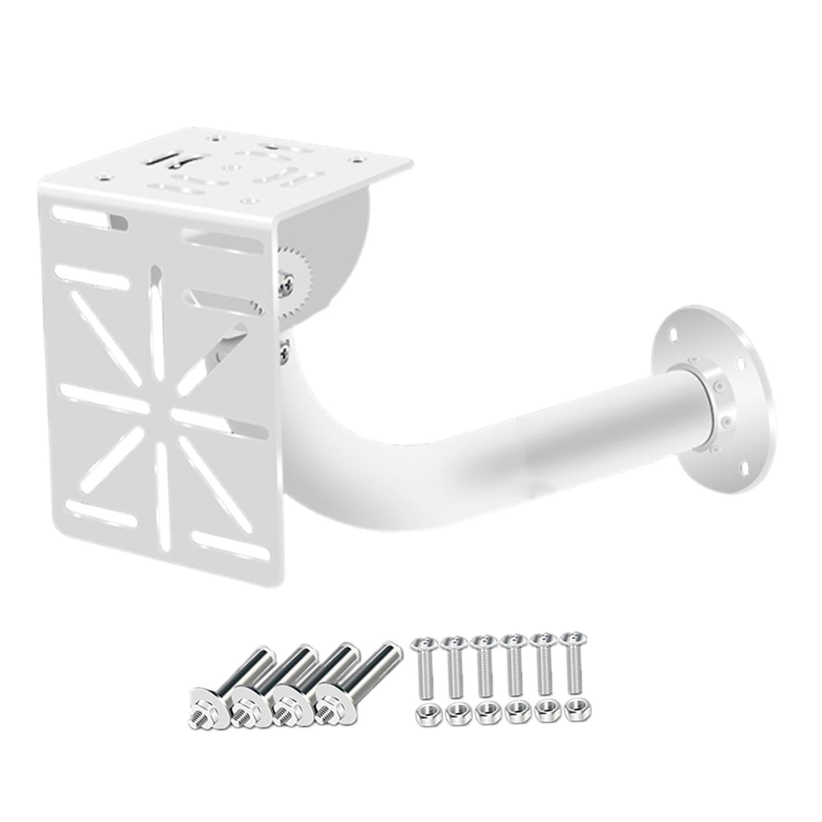 F Fityle Support Mural en Forme de L pour caméra de sécurité, Support pour caméra dôme, Adaptateur pour système de caméras, idéal pour Jardin, Atelier ou, S