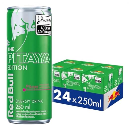 Pack de 24 Latas Red Bull Energético, Pitaya, 250ml