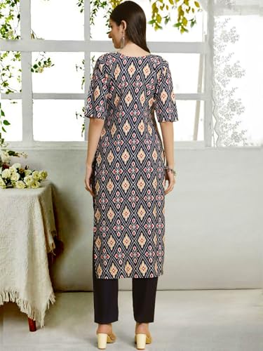 Image of Tee Projekt Straight Kurta & Pant for Women Ethnic Kurta Set for Women (Pack of 2)