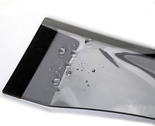 Miniatura 5 de 2 protectores de lluvia originales para ventana de estilo exterior para Mustang 15-20, elegante cinta en la ventilación, deflectores de viento para