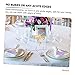PRETYZOOM 5Pcs Clear Acrylic Table Cards Blank Reusable Place Cards for Weddings Parties Events DIY Table Decorations for All Occasions