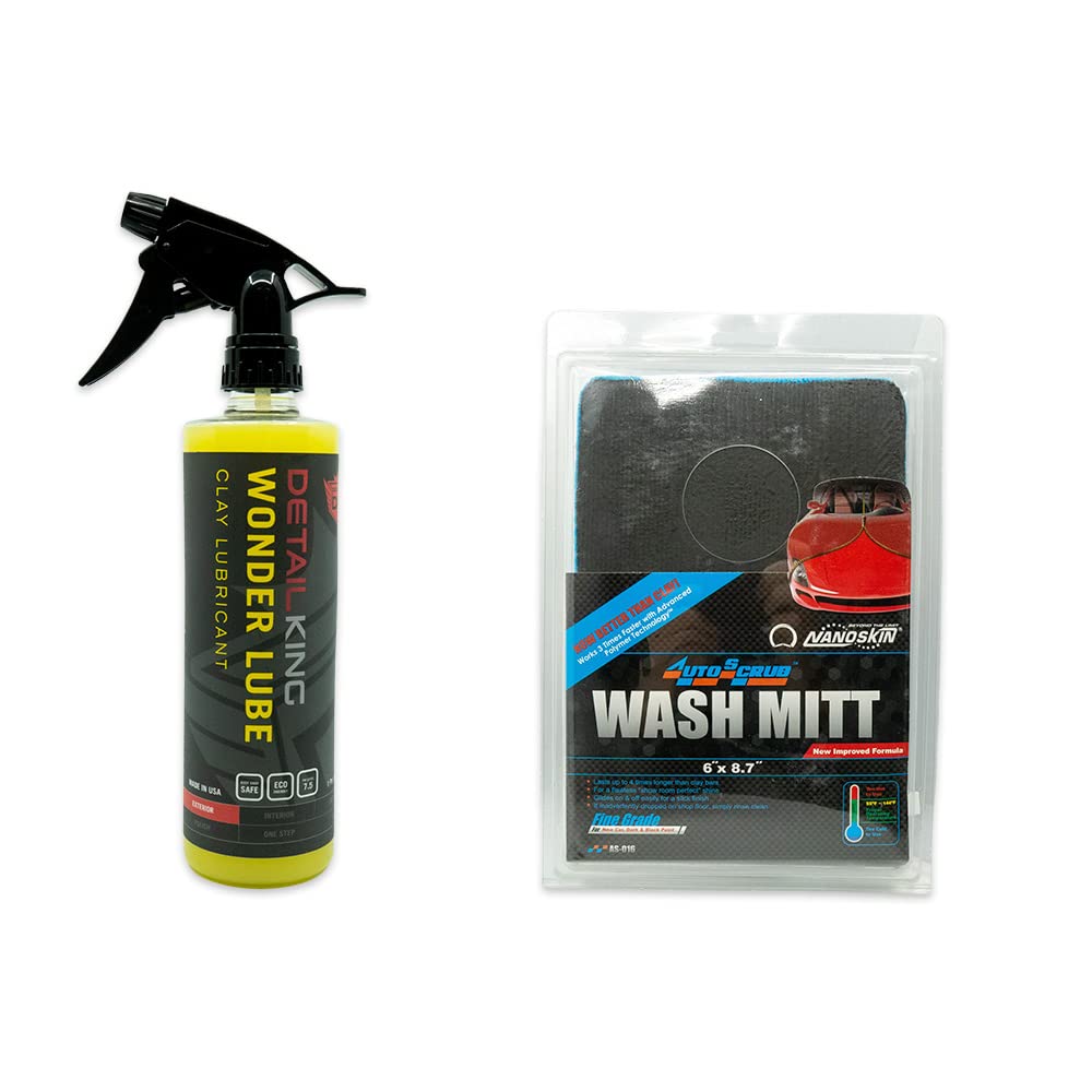 Detail King Wonder Lube Pint with NanoSkin Wash Mitt (Fine Grade)