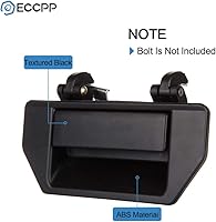 Vista 4 de ECCPP Manija de puerta negra para camioneta Nissan 1995 1996 1997 (puerta trasera)