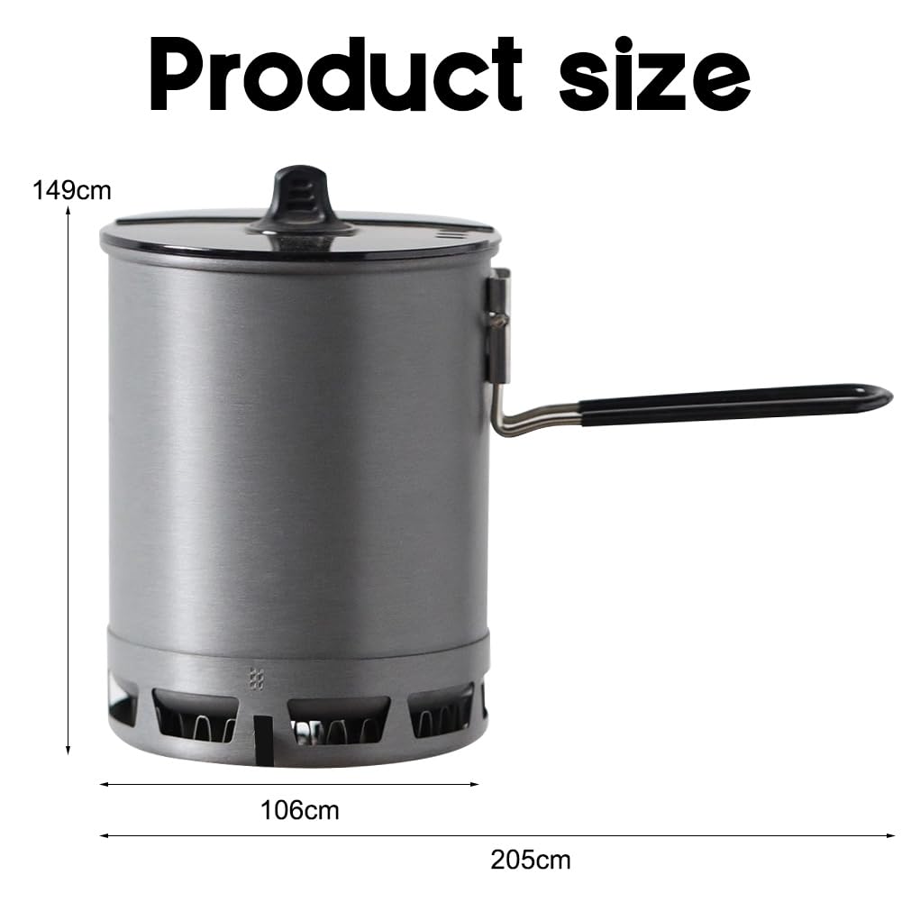 DASIAUTOEM Kubek tytanowy na kemping, 600 ml, ultralekki garnek kempingowy, outdoorowy piknik, wędrówki, naczynia tytanowe ze składanym uchwytem, wytrzymałe i odporne na wysokie temperatury, idealne