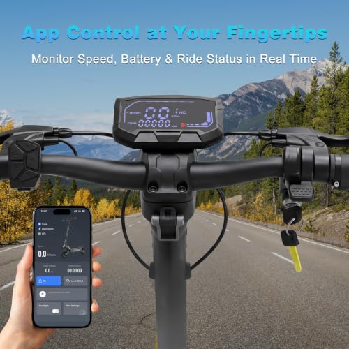 Image of Fast Electric Scooter Adults, 1200W /5600W Off Road E Scooter, 35 /50 Miles Long Range, 35 /50 MPH Top Speed, 10 /11 inch Tires, Foldable Kick Scooter for Adults and Teens with Dual Suspension
