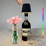 Tragbare kabellose Tischleuchte - Stecken Sie eine Weinflasche ein und sie leuchtet wie ein Hut, mit eingebautem LED-Chip. Weinflaschenleuchten sind geeignet für: Clubs, Bars, Restaurants, Werbung und Veranstaltungsdekoration. Perfekt für Partys im Freien, Abschlussfeiern, Hochzeiten und Konzerte