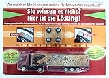 das professionelle Reifenmarkier-Set mit einem BONUS für Sie - einer von vier Sammeltrucks