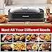 Techwood Indoor Grill Smokeless Grill, Electric Korean BBQ Grill with Glass Lid, Turbo Smoke Extractor Technology, Dishwasher-Safe Drip Tray & Nonstick Grilling Removable Plate, Black, 1500W