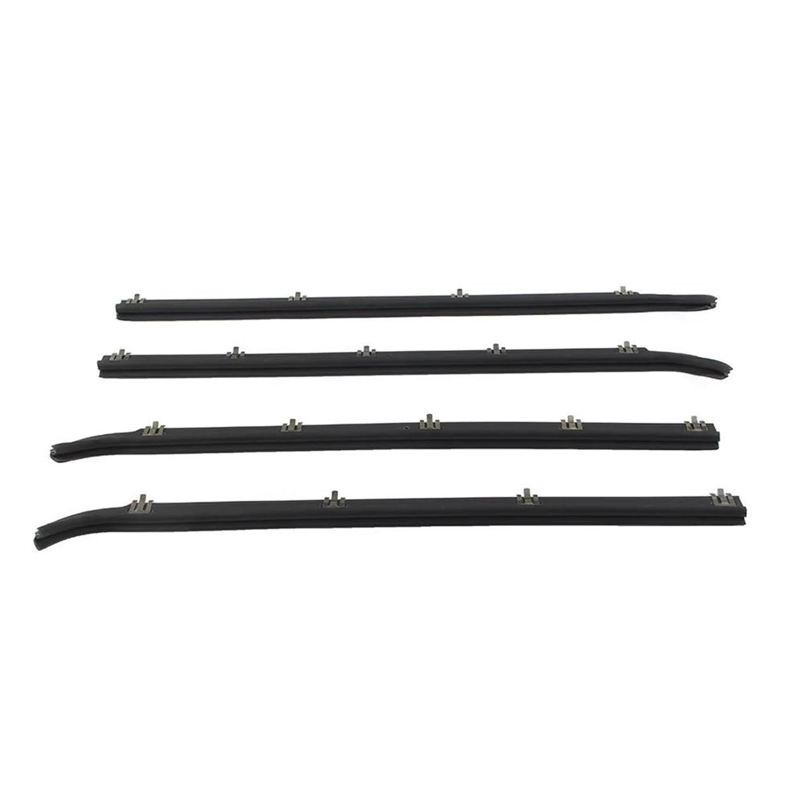 Ajohbm One Color Car Outer Window Sweep Trim Seals Weatherstrip F2tz1521456a F2tz1521457a For Ford For Bronco F150 F250 F350 1987-1996