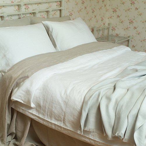 Drap en lin Linenme fini les draps trop courts avec ce grand format 275x295