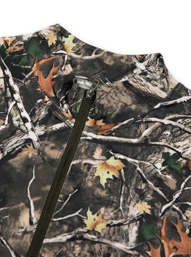 LovelyWholesale Womens Camo Cropped Zip Up Jacket Sexy Graphic Long Sleeve Crop Top4