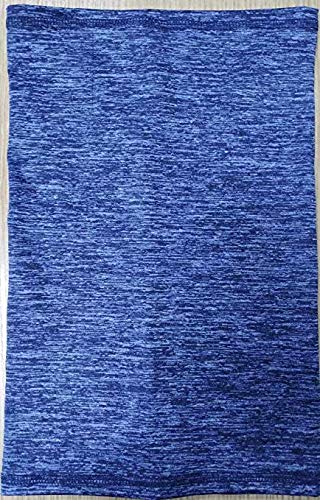 2-Pack 100% Polyester Blue Neck Gaiters Stretch Fit Cold, Wind, Sun, UV Protection (S)3