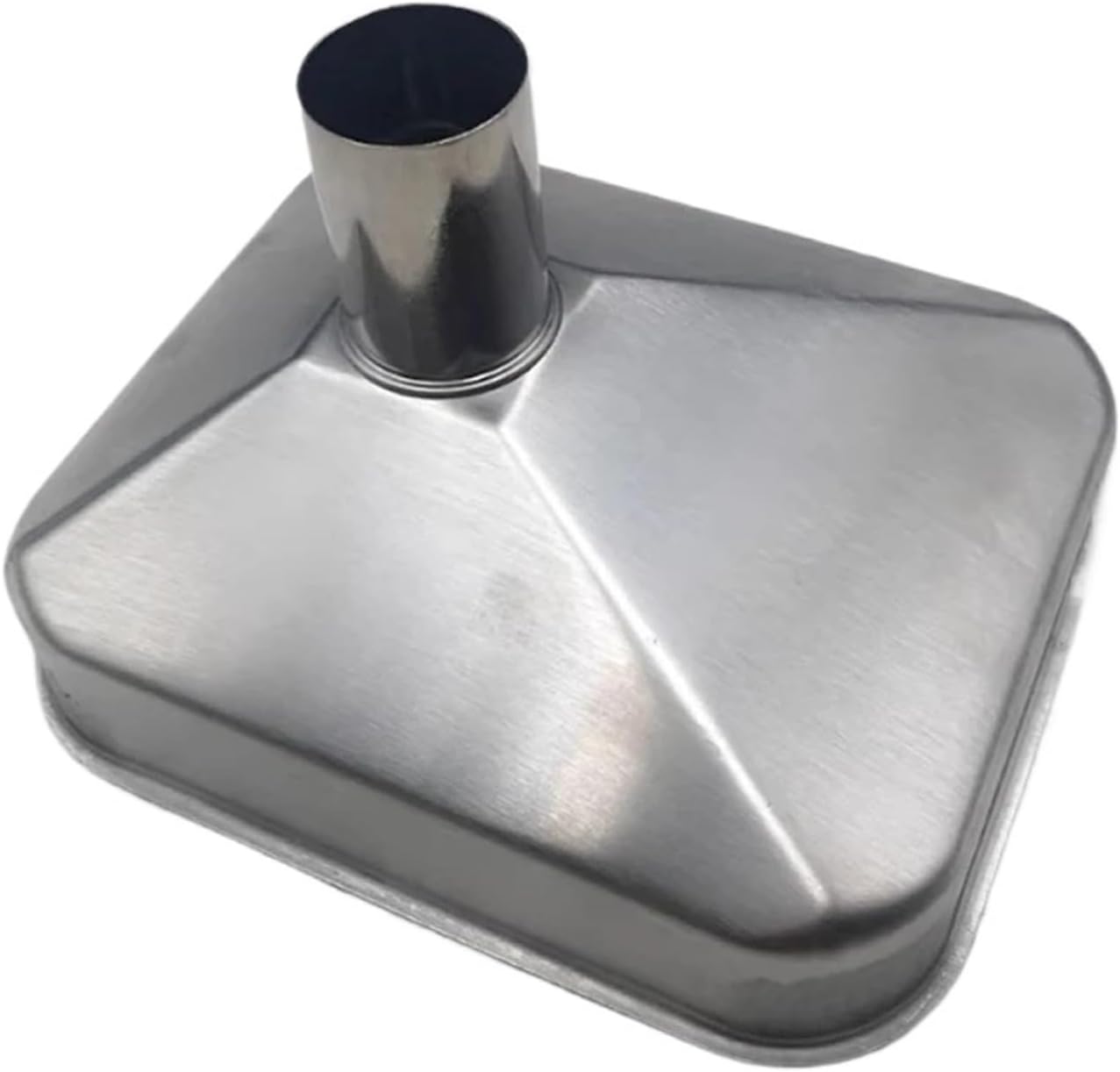 Stainless Steel Funnel 304 Thicken for Rectangular Square Kitchen Funnels Large-Diameter Industrial Filling 20cm*17cm(A)