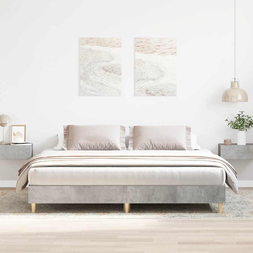 Konstrukcyjne drewno ze stelażem Stabilny na wilgoć 200x200 cm Szary