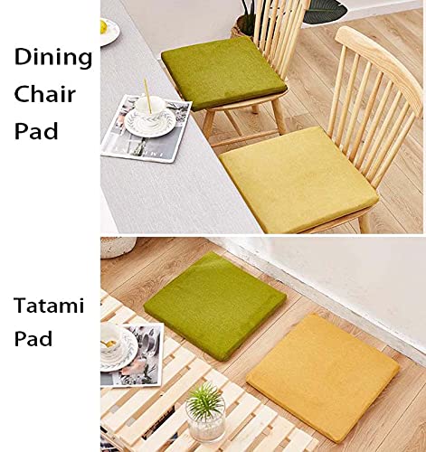 Cojines para sillas con lazos ergonómicos que eliminan la rigidez del asiento de madera 6