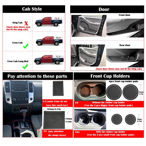 Protector porta vasos y compartimentos para Nissan Frontier miniatura 2