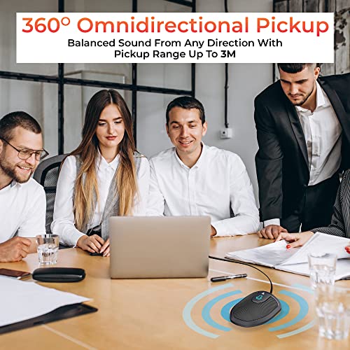 Audio Array AM-C28 USB Plug & Play Conference Microphone | Omni Directional Pickup Upto 3M | Mic Mute Button | No Drivers Condenser USB Type-C | Ideal for Meetings & Video Calling (Not a Speaker) Audio Array AM-C28 USB Plug & Play Conference Microphone | Omni Directional Pickup Upto 3M | Mic Mute Button | No Drivers Condenser USB Type-C | Ideal for Meetings & Video Calling (Not a Speaker)