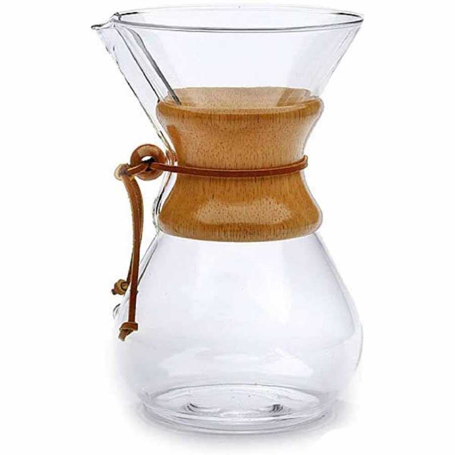 Epinox Cam Dripper Ekipmanı - Kahve Demleme Aleti - Cam Kahve Demleme - 800 ml - 6 cup