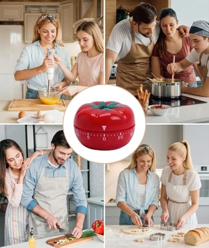 Image of Mechanical Kitchen Timer, Durable Rotary Timer for Cooking, Baking and Workout, Precise Time Measurement, Classic Design with Easy Operation, Ideal for Home and Kitchen Use