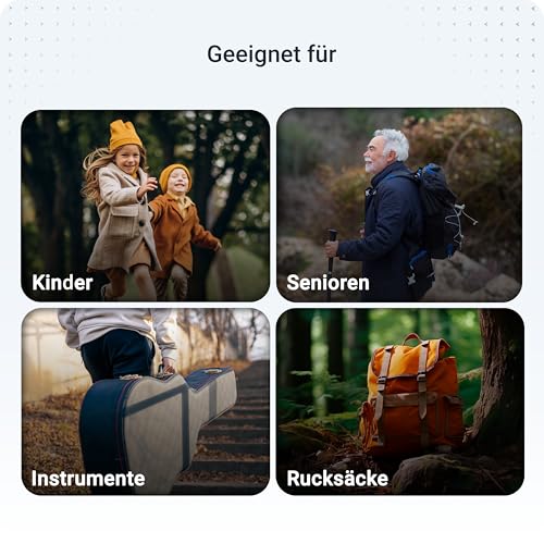 PAJ GPS People Finder 4G - Mini GPS Tracker für Kinder und Senioren - bis zu 5 Tage Akkulaufzeit - kleines Ortungsgerät mit Live-Ortung, geeignet bei Demenz, Alarmbenachrichtigungen im Notfall