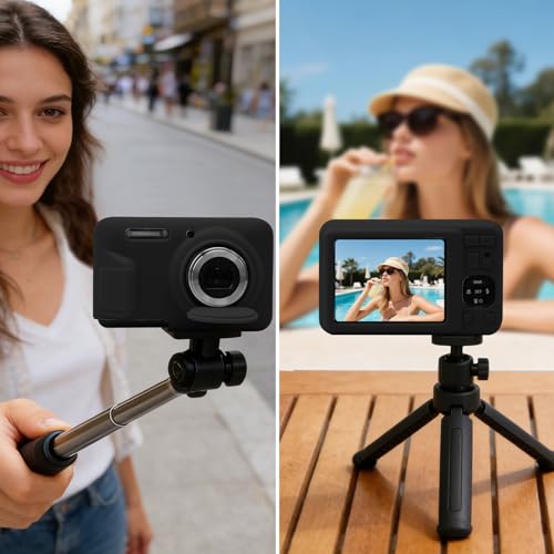 Funda de silicona para cámara Kodak PIXPRO FZ55 negra miniatura 7