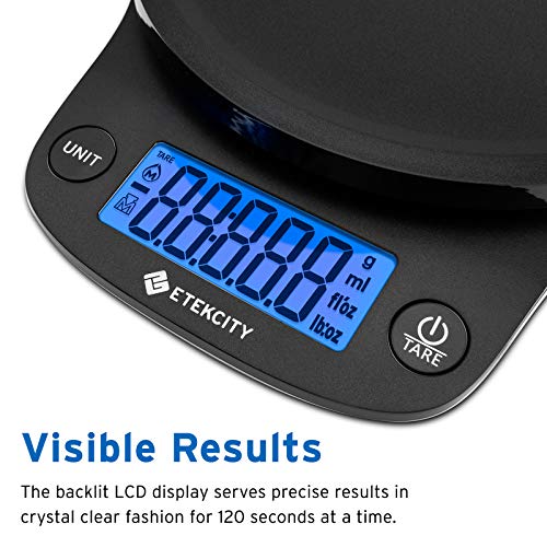 Etekcity 0,1g genau Küchenwaage Digital,Waage Küche für Kaffee, Backen,Brot – Ansicht 3