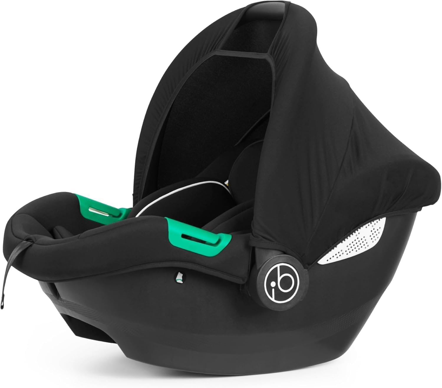 Ickle Bubba Fotelik samochodowy Cirrus i-Size z bazą ISOFIX - standard bezpieczeństwa R129, uderzenia boczne, lekki, zagłówek regulowany jedną ręką, kaptur UPF 50+ (Cirrus i-Size)