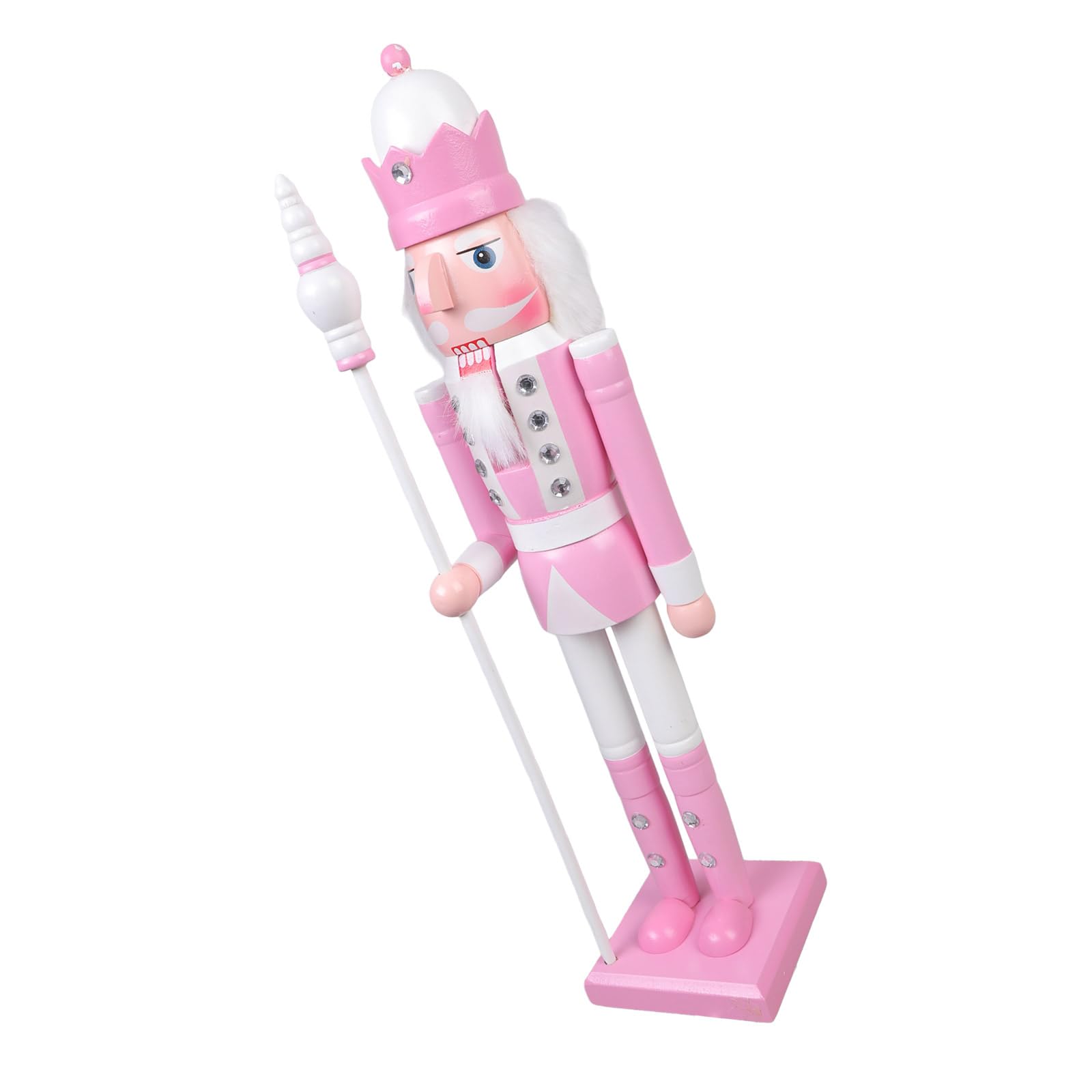 Buxuaaaa Women's Scepter Festival Nutcrackers Soldier Ornament Decorative 50Cm Nutcrackers Soldier For Or Living Room Enhancement