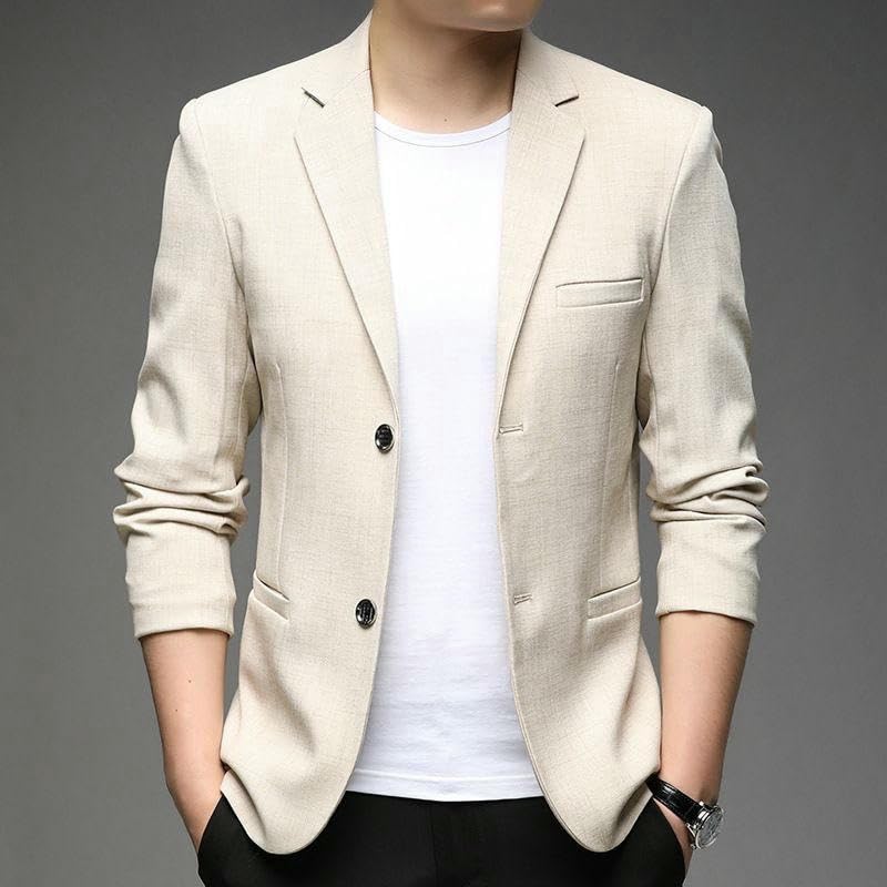 Men's Spring Autumn Lightweight Business Casual Single Blazer2