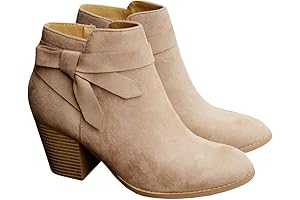 Women's Tie Knot Chelsea Pump Ankle Boots: Step into Comfort and Style