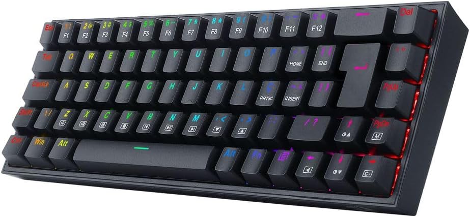 Teclado Mecânico Gamer Redragon Castor RGB K631-RGB ABNT2 Switch Redragon Marrom USB Removível, Preto - K631-RGB (PT-BROWN) 4 51un+3FvnWL. AC SL1000