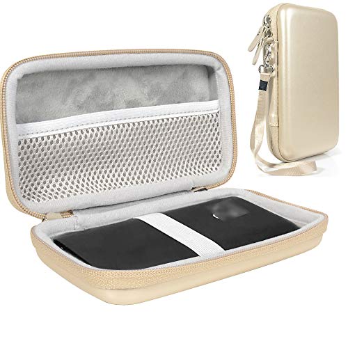 WGear case for GlocalMe Mobile Hotspot Compatible with G4 Pro 4G LTE, G3 4G LTE, U2S 4G LTE, U3, U3 4G LTE, mesh Accessory Pocket, Detachable Wrist Strap