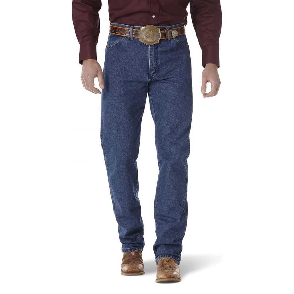 Wrangler Men's Blue Regular Straight Jeans In By