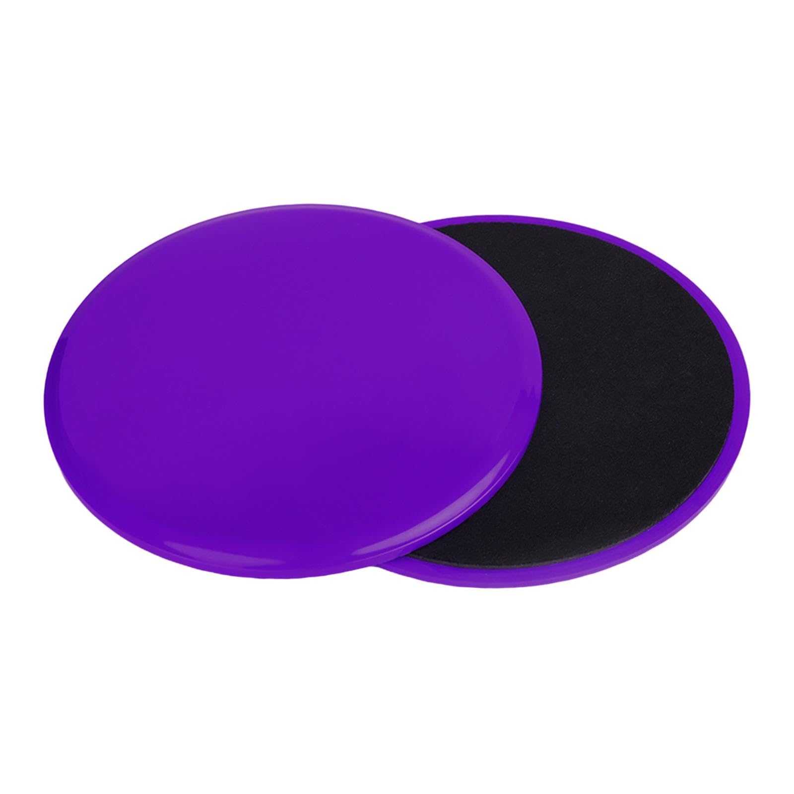 HEAVENGLOW 2x Core Sliders Compact for Training Abdominal Core Strength Improve Balance Violet-Sporting Goods-Fitness Running & Yoga-Fitness Equipment & Gear-Other Fitness Equipment & Gear-image-47