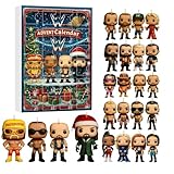 Wrestling Champion 2025 Adventskalender, 2D Acryl Design, 24 Tage Weihnachten Countdown Kalender Mit 24 Legenden Und Champions, Champions Figuren Adventskalender, Geschenke Für Fans Und Sammler