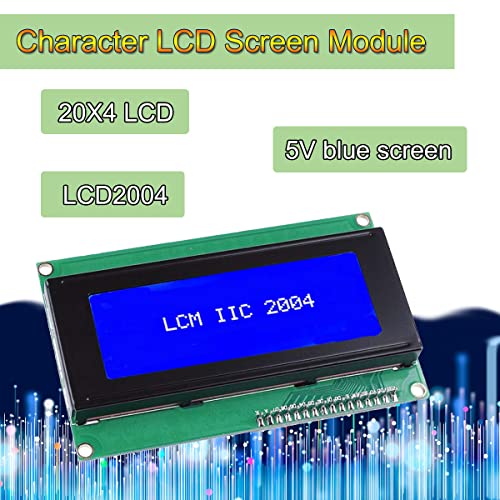Daokai WE-DA-043 2004 20X4 Character Lcd Screen Module Iic I2C Twi Serial Interface Adapter Blue White Backlight 5V thumb #2