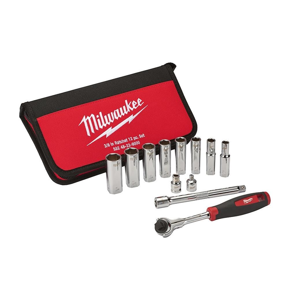 12-Piece 3/8 in. Drive SAE Soc