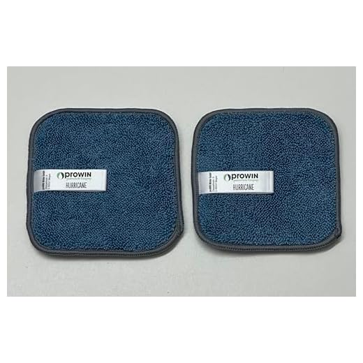 proWIN Duo PAD Hurricane 13 cm x 13 cm, blau -Doppelpack- 2 Stück