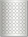 Silver Foil 1" Round Labels - 10 Sheets / 630 Labels