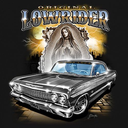 Original Lowrider Youth T-Shirt Mexican-American Custom Low and Slow Cars LA Classic Cali California Latino Kids3