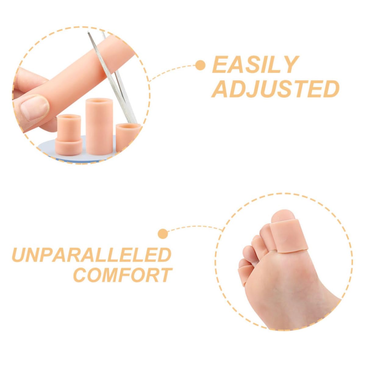 Women Soft Toe Protectors for High Heels, Cuttable Sebs Corn Guards