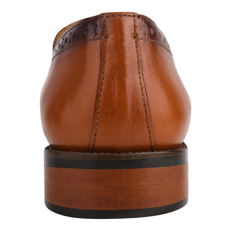 Image of LIBERTYZENO Mens Genuine Leather Tassel Loafer Slip On Dress Shoes