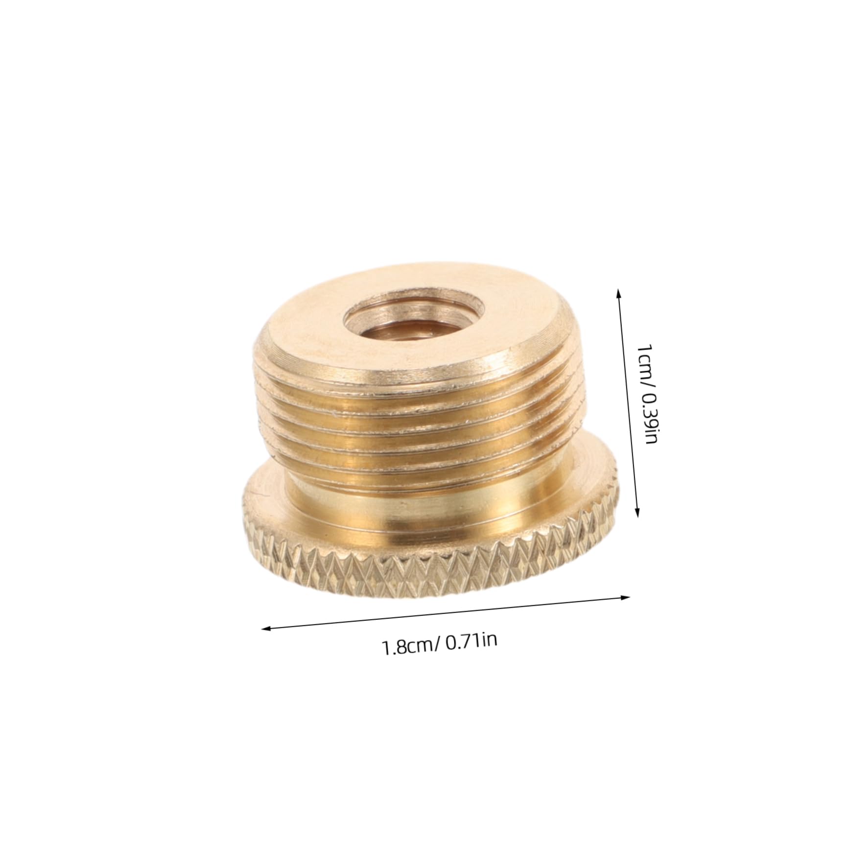 BESPORTBLE 2Pcs Microphone Screw Adapter Female to Copper Threaded Mount for Microphone Positioning and Stands Compatible with Various Microphones for Recording
