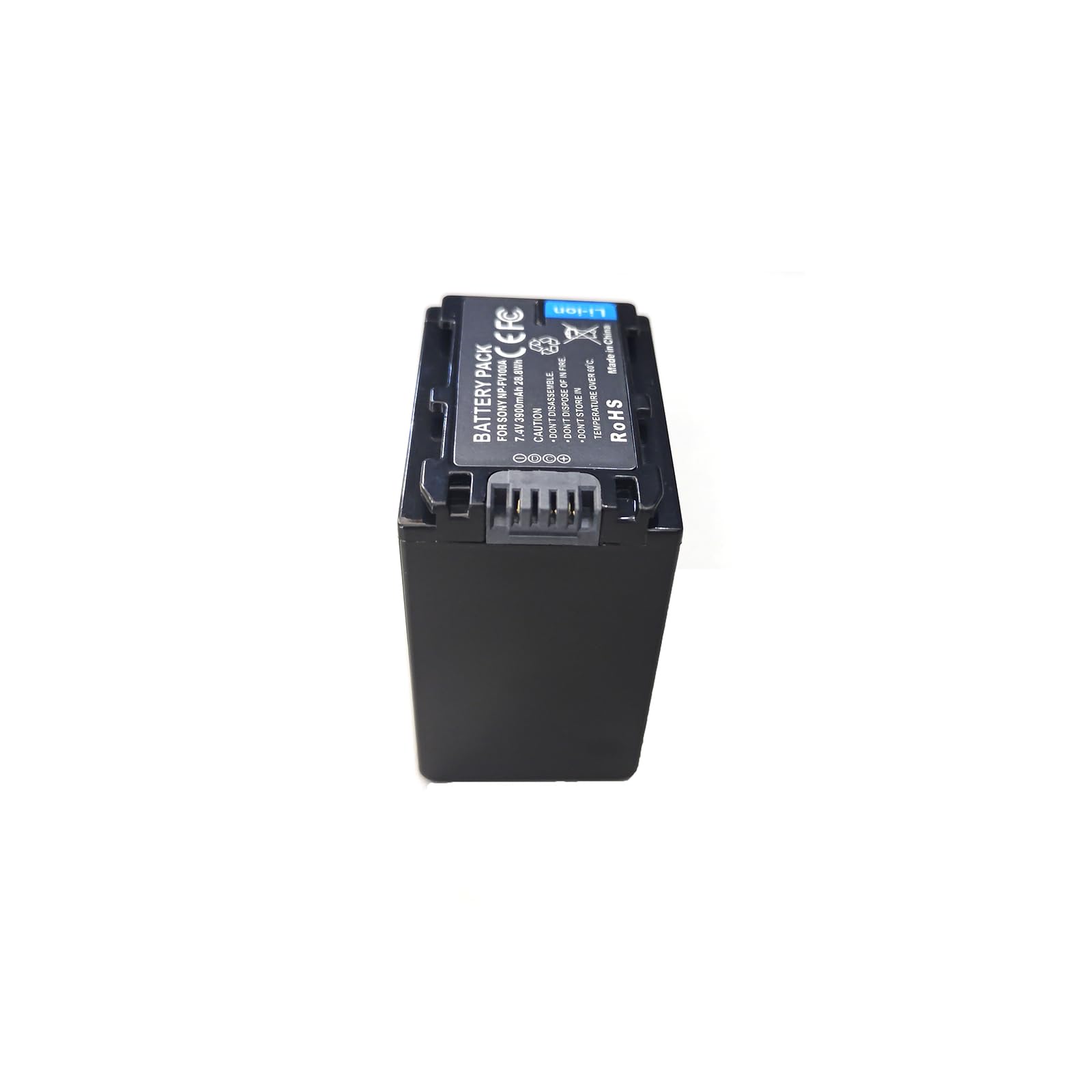 Batería de cámara NP-FV100A 3410mAh Compatible con Sony PXW-X70 FDR-AX33 FDR-AX40 FDR-AX45 FDR-AX53 FDR-AX60 HDR-PJ675 NEX-VG30 NP-FV70A