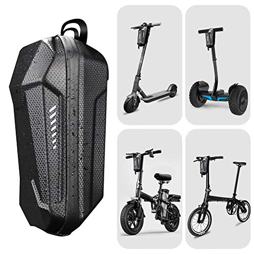 cuckoo-X Sacoche Trotinette Electrique Sacoche De Rangement Étanche pour Trottinette Électrique Grande Capacité Protection Coque Dure Sac Sacoches De Cadre Guidon Sac De Rangement pour Scooter