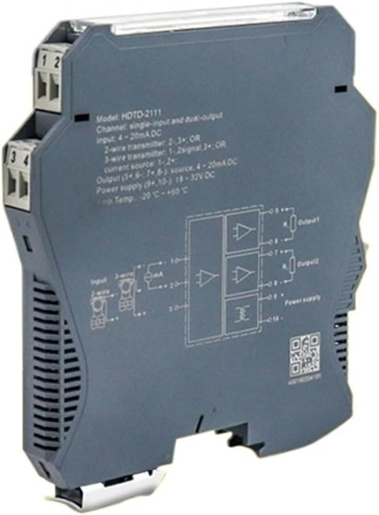 Current to Voltage Module 4-20ma to 0-10v Voltage to Current 0-10v to 4-20ma Transmission Conversion 5V(0-10V to 4-20mA one in one Out)