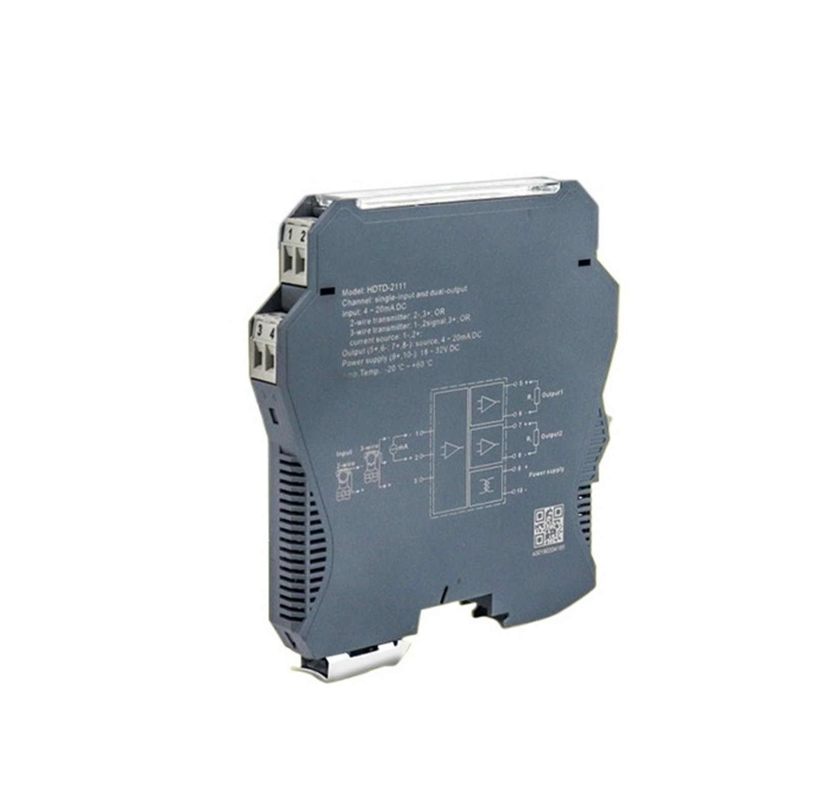 Module 0-10V 4-20mA conversion précise monocanal basse tension 5V - 2